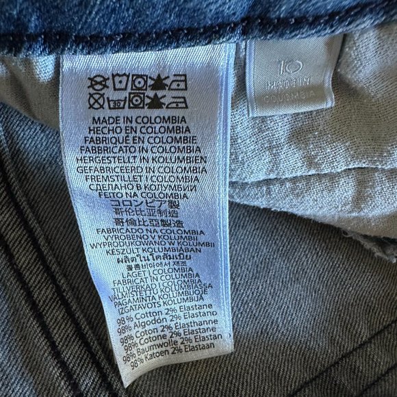 Michael KORS Denim Izzy Skinny Jeans with Zipper Pockets Size 10 - Picture 11 of 12